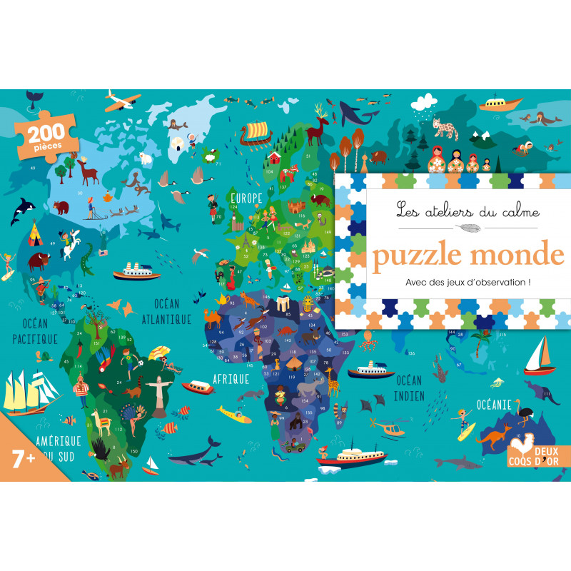 Puzzle monde